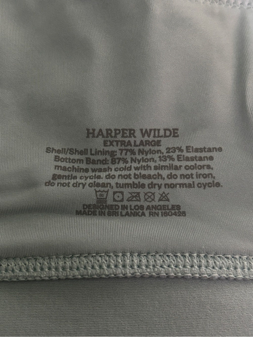 Harper Wilde Bliss Plunge Adjustable Bralette XL - Poolside - Picture 9 of 9